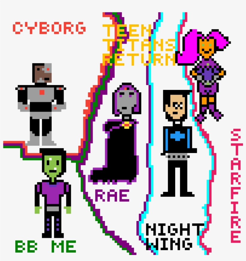 Colors Download Settings - Teen Titans Go!, transparent png download