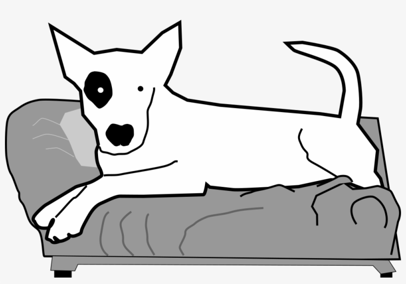 Bullterrier Head, Bujung,bull Terrier Cartoon,dog Bullterrier - Dog On Sofa Cartoon, transparent png download