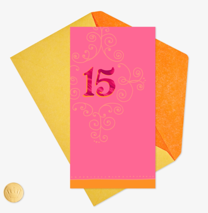 Fabulous And Loved Spanish-language Money Holder Quinceañera - Paper, transparent png download
