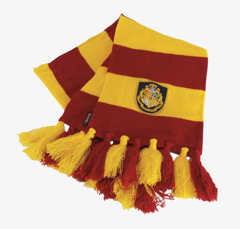 Hogwarts Knit Scarf - Harry Potter Hogwarts Gryffindor Knit Scarf, transparent png download