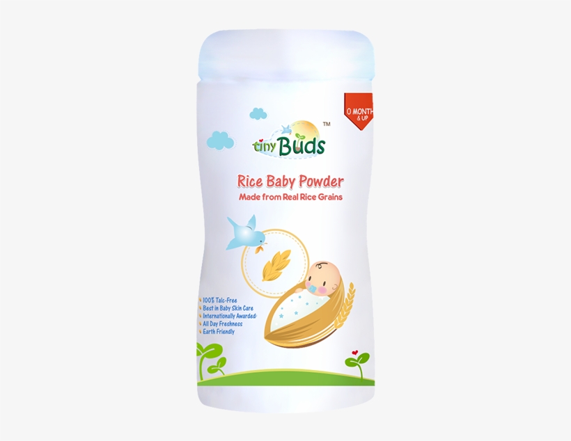 Rice Baby Powder - Tiny Buds, transparent png download
