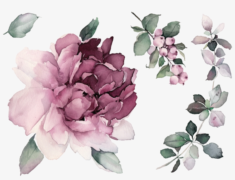 Temporary Tattoo Buy - Пион Тату, transparent png download