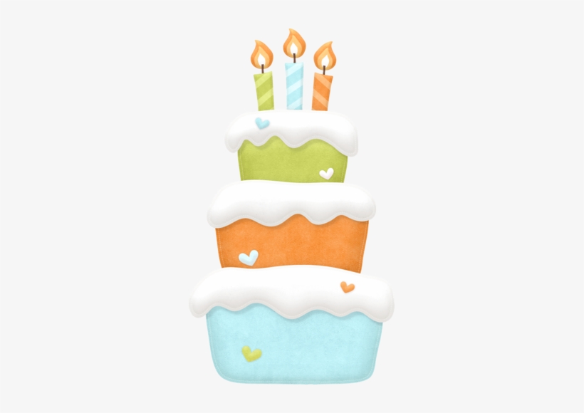 Cake - Clipart 3th Birthday Cake, transparent png download