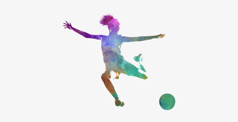Dancer Transparent Watercolor Banner Black And White - Soccer Redbubble Stickers, transparent png download