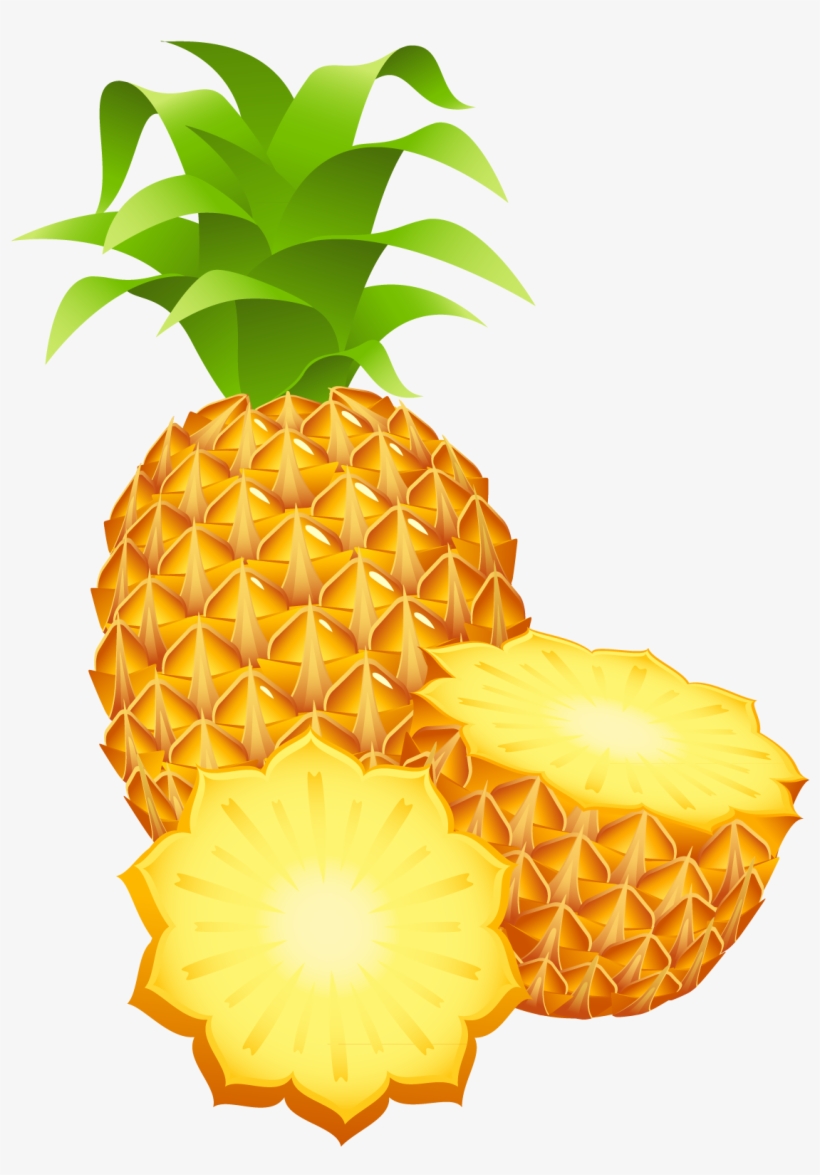 Clip Art Free Large Painted Pineapple Png Cliparts - Cannalube Lubricant, Pineapple Express, 2.5 Ounce, transparent png download