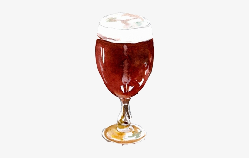 Red Wine Glass Watercolor Painting - Watercolor Wine Glass, transparent png download