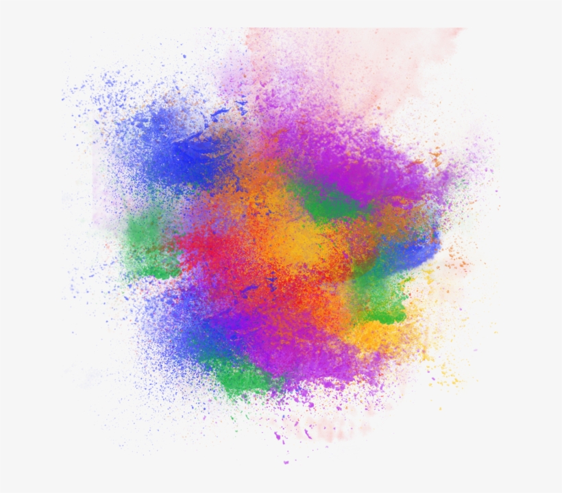 Color Powder Background, Color Splash Background, Color - Portable Network Graphics, transparent png download