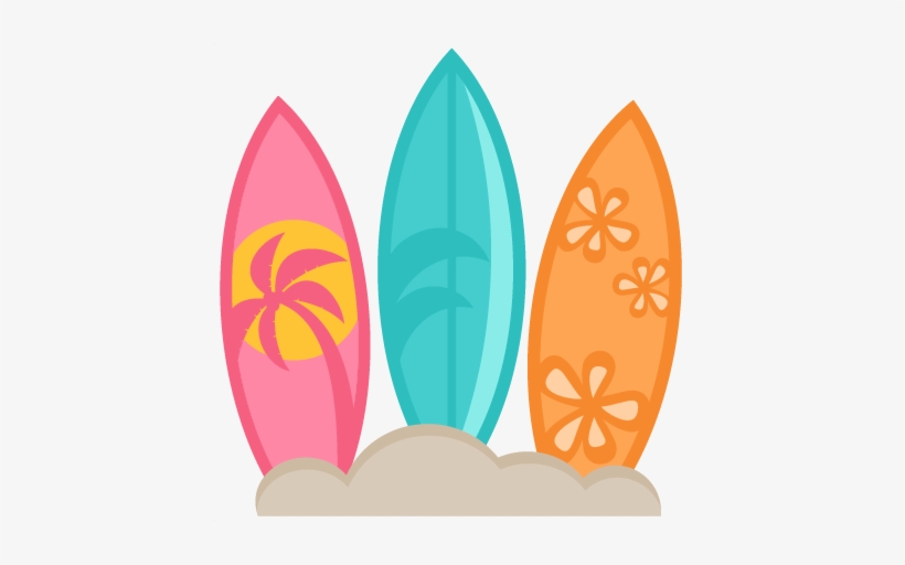 Freeuse Download Surfboards Svg Scrapbook Cut File - Surfboard Clipart, transparent png download