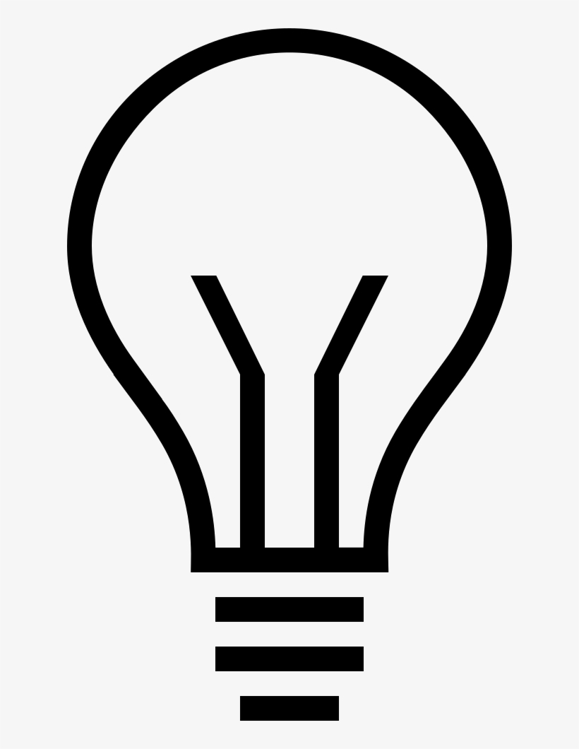 Light Bulb Outline Png PNG Image Transparent PNG Free Download on SeekPNG