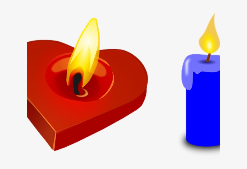 Heart Candle Shower Curtain, transparent png download