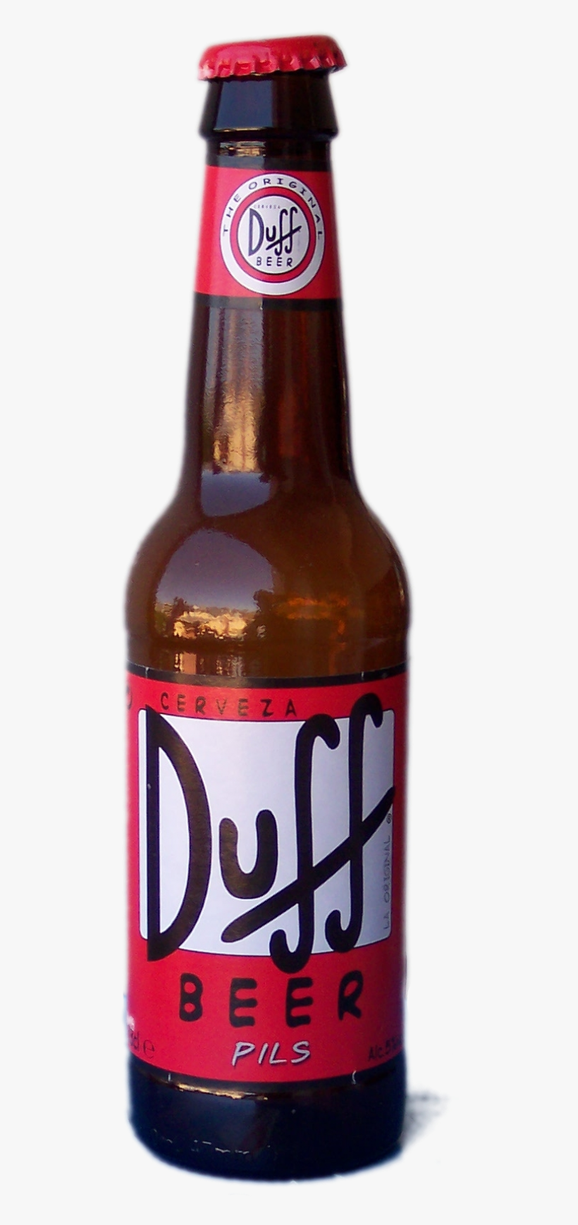 Duff Beer Bottle Png Image - Duff Beer Png, transparent png download