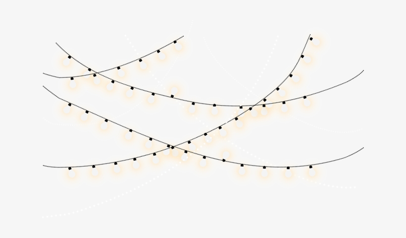 Light Pattern String Transprent - Chain, transparent png download