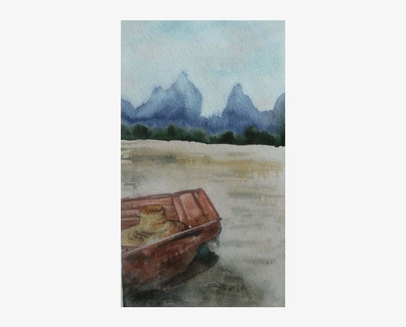 En Route To Fuli - Watercolor Paint, transparent png download