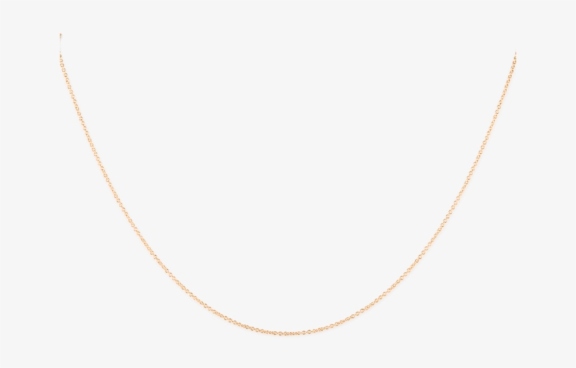 Chain Necklace - Gold Thin Necklace Png, transparent png download