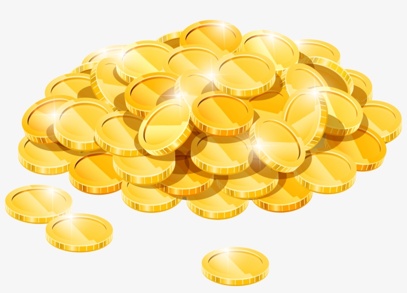 Transparent Rain Gold Coin, transparent png download
