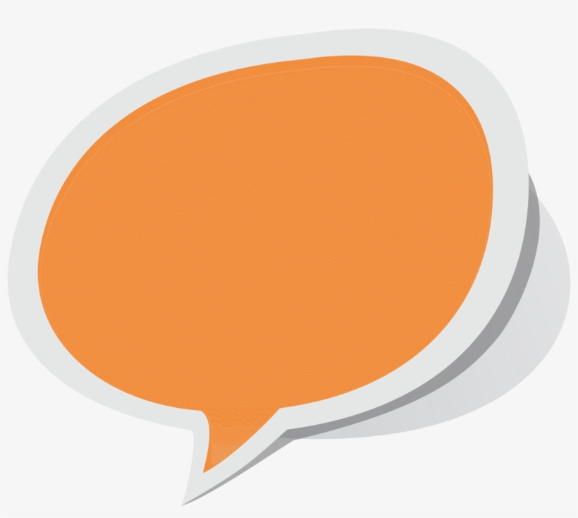 Orange Clipart Speech Bubble Bubble Chat Png Png Image Transparent Png Free Download On Seekpng