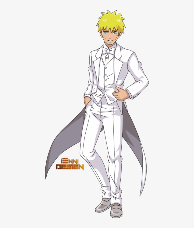 Naruto Png Free Download - Naruto Uzumaki In A Suit, transparent png download