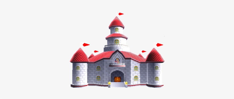 Download Peach Castle - Super Mario Peach's Castle | Transparent PNG ...