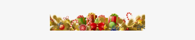 Beautiful Christmas Footer Gifts Balls Gold - Christmas Gifts Png, transparent png download