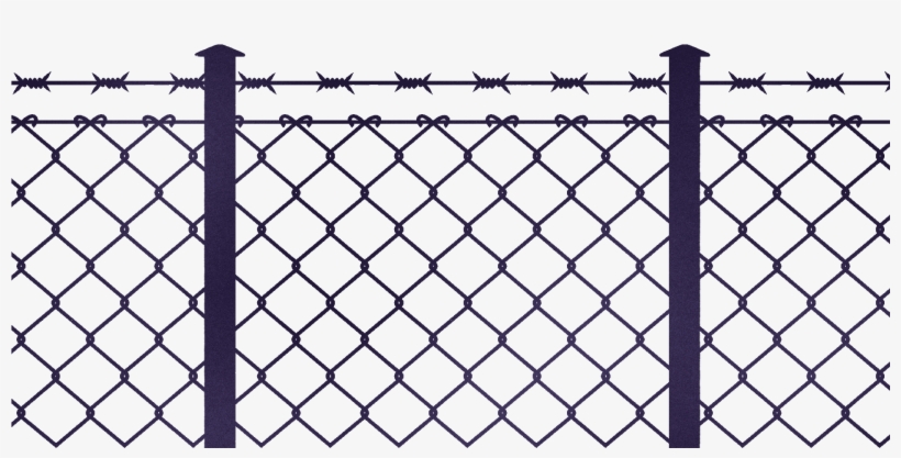 Picture Black And White Imprisoned Raising My Baby - Bob Wire Fence Cartoon, transparent png download
