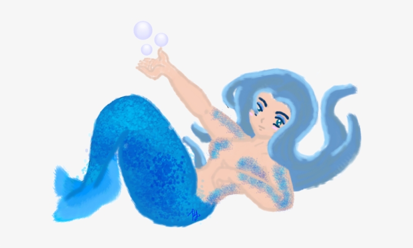 Glitter Clipart Mermaid Tail - Cartoon, transparent png download