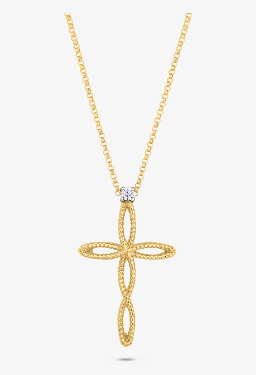 Italian Pendant With Diamonds - Necklace, transparent png download