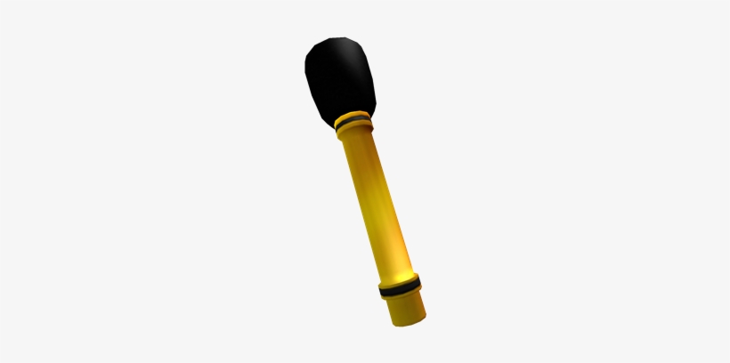 Gold Microphone - Gold, transparent png download