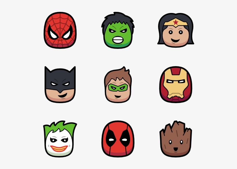 Superheroes - Icon, transparent png download