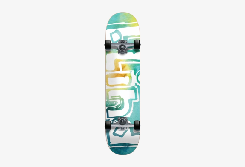 Blind Og Watercolor Complete Skateboard - Blind Og Water Color 7.875" Complete-board - Multi, transparent png download