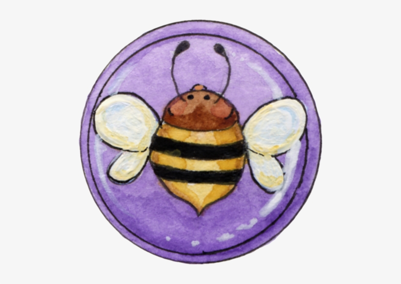 Button Bee - Bee, transparent png download