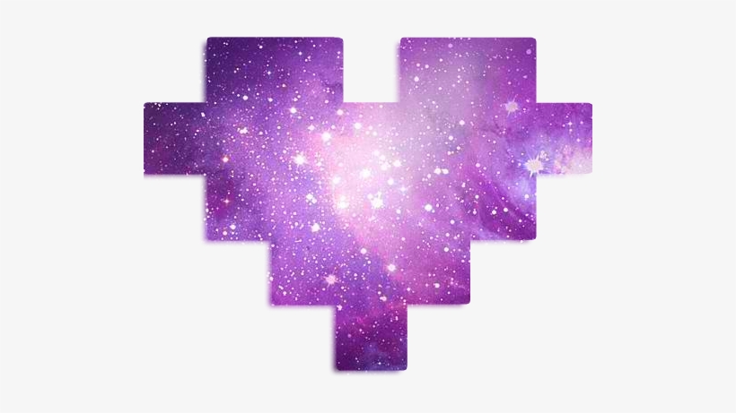 Galaxy Clipart Heart - Tumblrpng Corazones, transparent png download