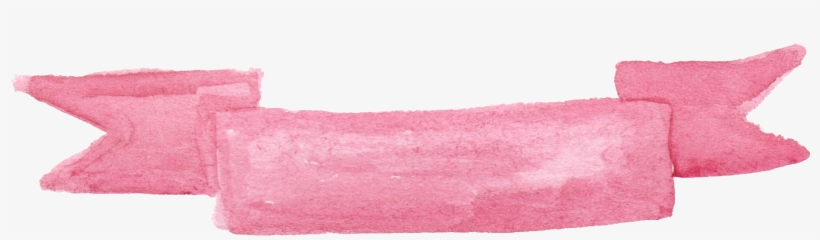 Watercolor Banner Png Black And White Download - Pink Watercolor Banner Png, transparent png download