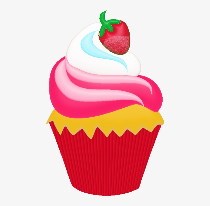 Clipart Cupcake Watercolor - Cupcake, transparent png download