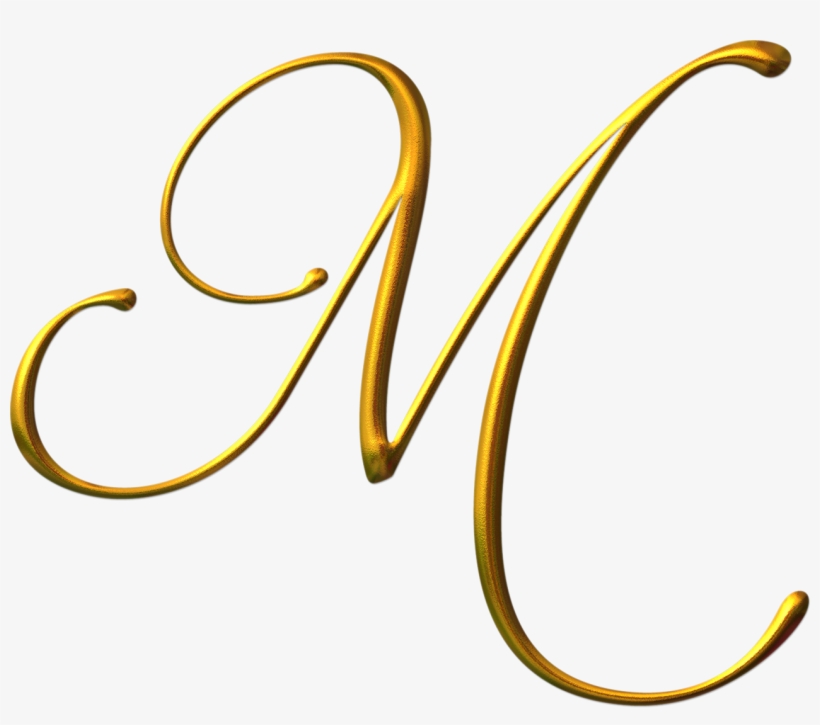 Letter M Png Image - Letras Doradas M, transparent png download