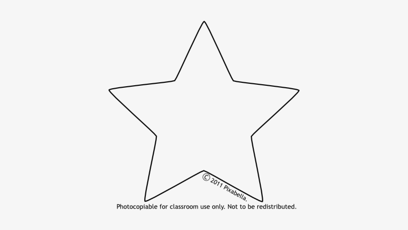 Free From Pixabella - Star Clip Art Free Black And White, transparent png download