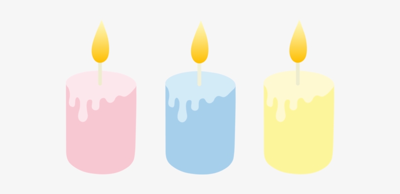 Romantic Candle Clipart Image - Cute Candle Clipart, transparent png download