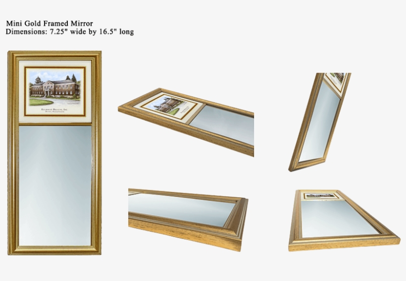 Children's Watercolor Baby Giraffe - Boston College 16.5 Églomisé Mirror, transparent png download