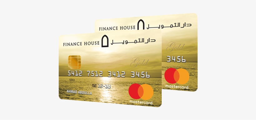 Finance House Gold Credit Card - Orange, transparent png download