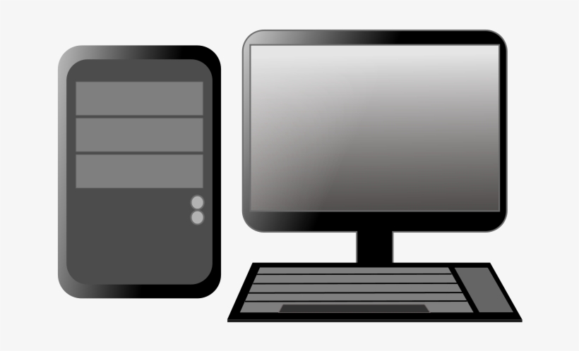 Png Desktop Clip Art At Clker Com Online - Desktop Computer Clipart Png, transparent png download