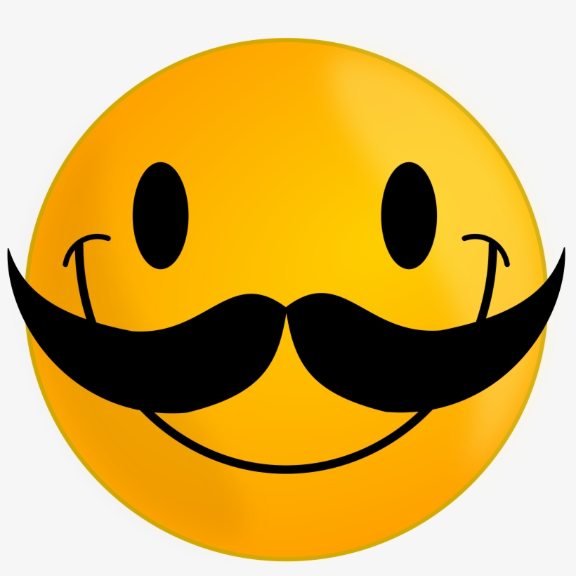 How To Set Use Smile With Mustache Clipart, transparent png download