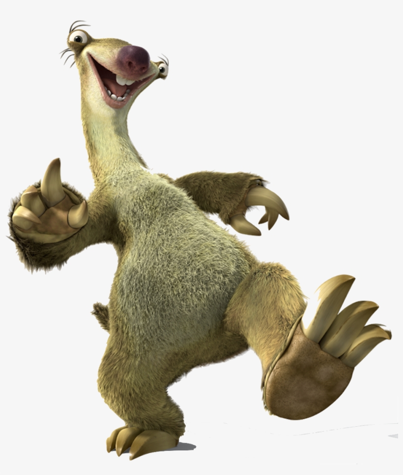 Sid Sloth - Ice Age Collision Course Sid, transparent png download