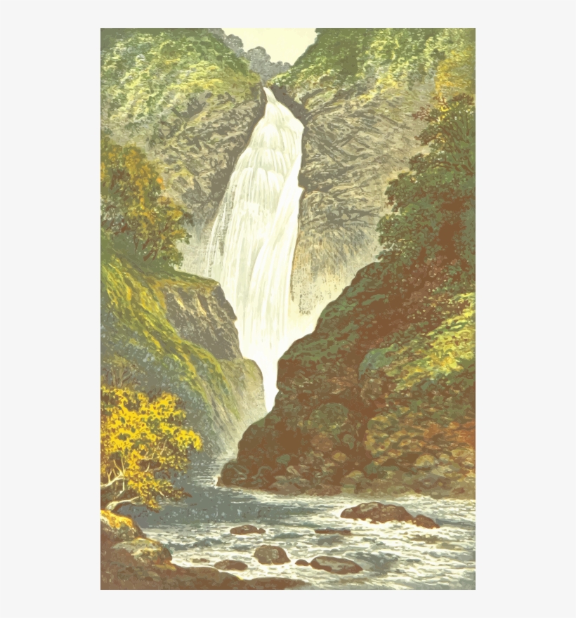 Freeuse Stock Clipart Falls Of Foyers Medium Image - Falls Of Foyers, transparent png download