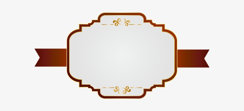 White Red Label Png Clip Art Image - Label Png, transparent png download