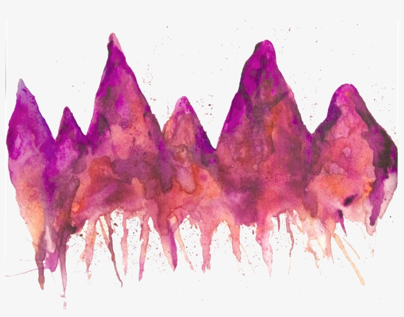My Inspiration For This Came From The Black Keys, When - Watercolor Paint, transparent png download