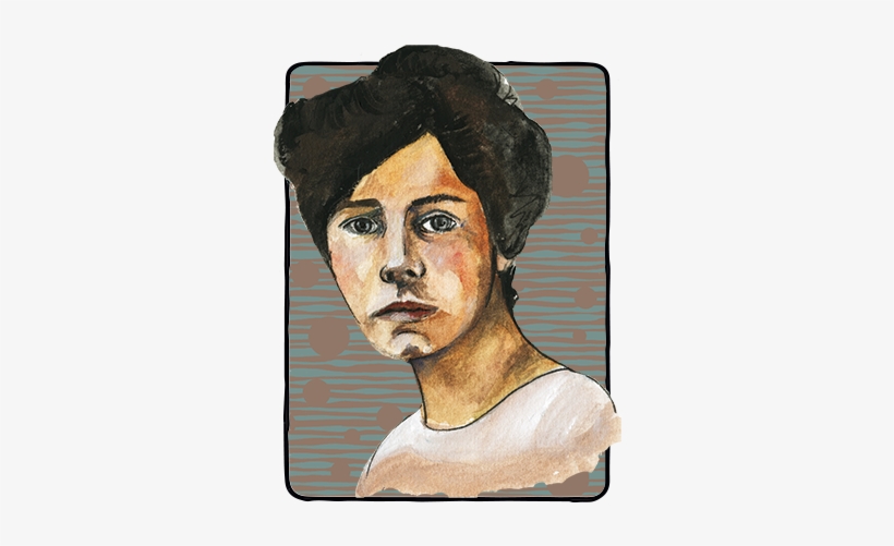 Alice Paul, Women's Rights Advocate - Self-portrait, transparent png download