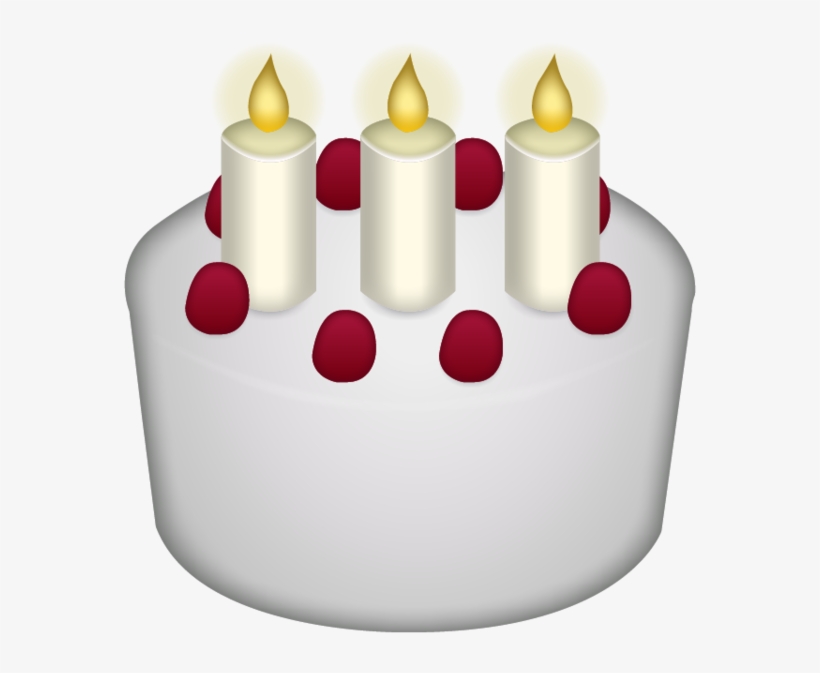 Birthday Cake Emoji Png, transparent png download