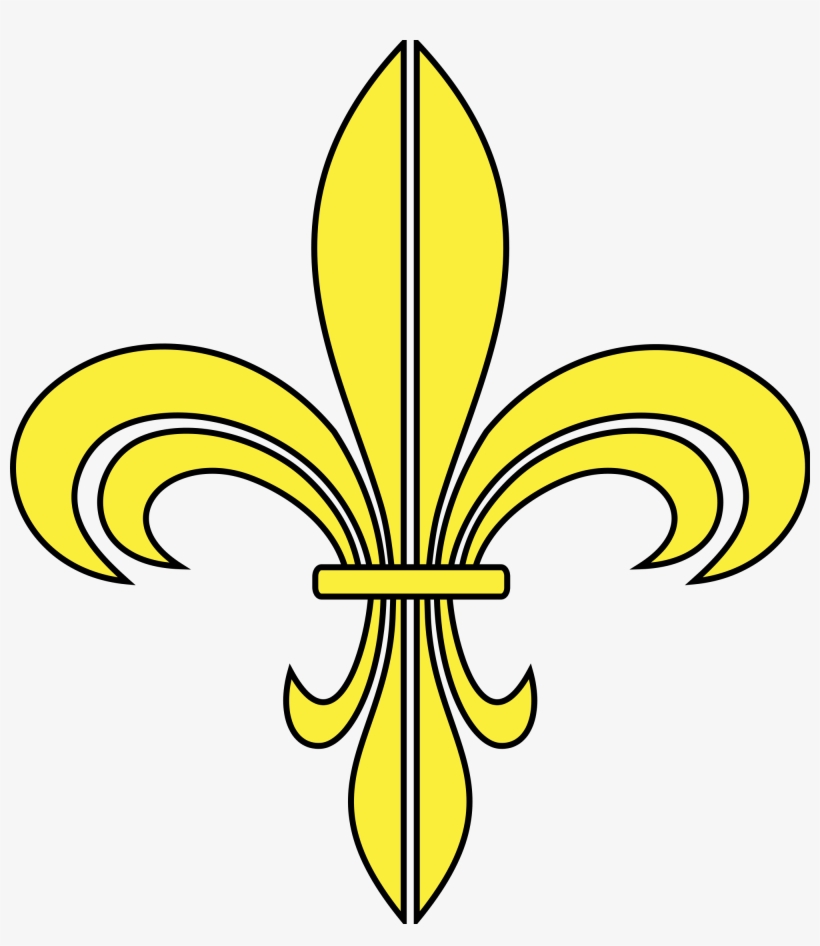 File Lys Fendue Wikimedia Commons Open - Fleur-de-lis, transparent png download