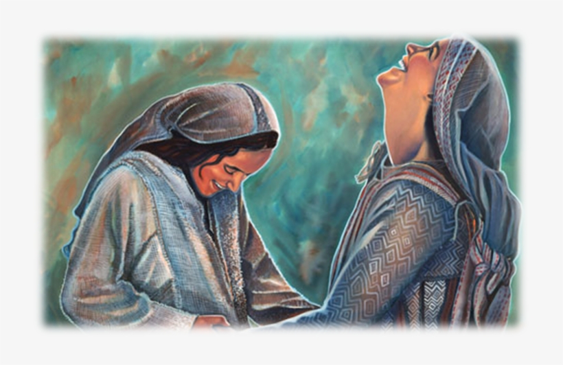 With Every Good Wish For Your Advent Initiatives, Sr - Mary Visits Elizabeth, transparent png download