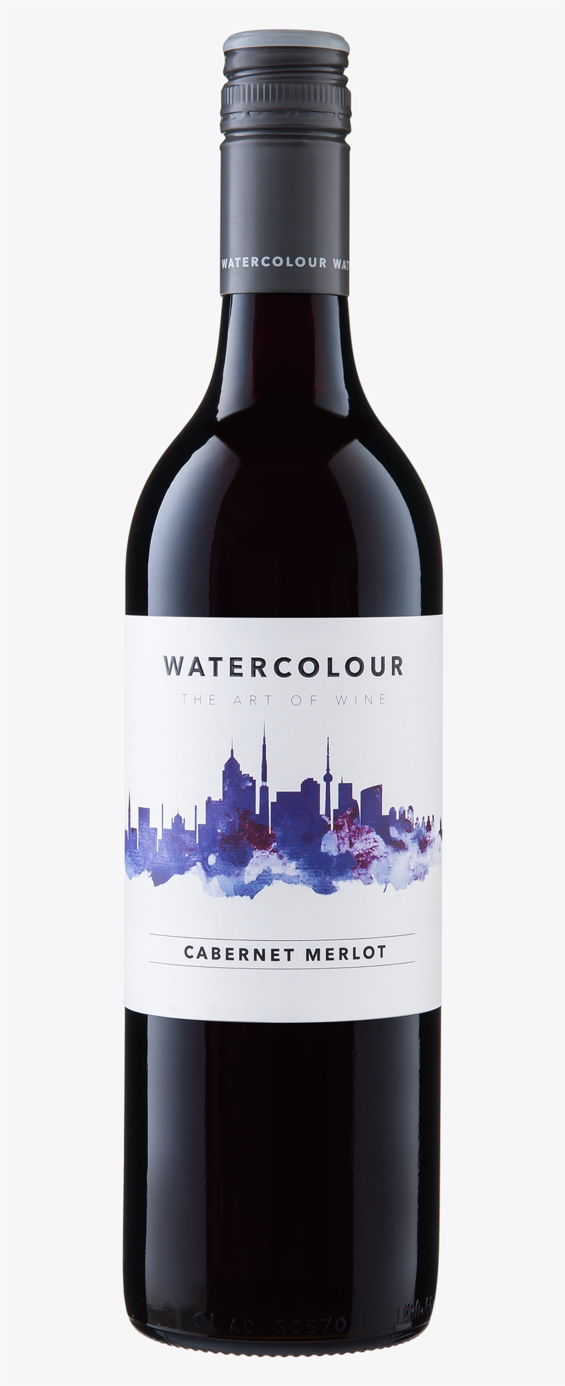 Watercolour Cabernet Merlot - Rosso Di Montepulciano, transparent png download