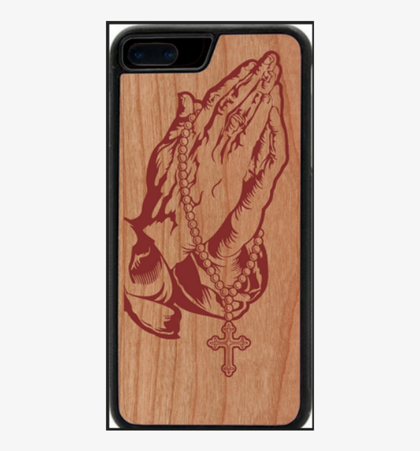 Praying Hands With A Rosary, transparent png download